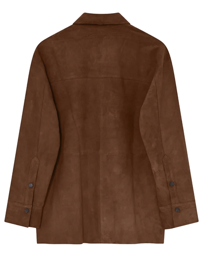 Day Birger et Mikkelsen - Andreas Light Suede Skjorte - Caramel Cafe